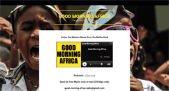 Desktop Screenshot of goodmorningafrica.org