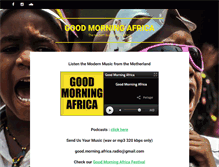 Tablet Screenshot of goodmorningafrica.org